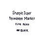 Sharpie Super Permanent Markers, Fine Tip, Black, 6/Pack (33666)~#|#~sp42114956_sc7