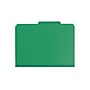 Smead Pressboard File Folders, 1/3-Cut Tab, 1" Expansion, Letter Size, Green, 25/Box (21546)~#|#~sp42115064_sc7