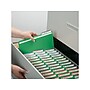 Smead Pressboard File Folders, 1/3-Cut Tab, 1" Expansion, Letter Size, Green, 25/Box (21546)~#|#~sp42115066_sc7