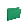Smead Pressboard File Folders, 1/3-Cut Tab, 1" Expansion, Letter Size, Green, 25/Box (21546)~#|#~sp42115068_sc7