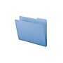 Smead Pressboard File Folders, 1/3-Cut Tab, 1" Expansion, Letter-Size, Blue, 25/Box (21530)~#|#~sp42115117_sc7