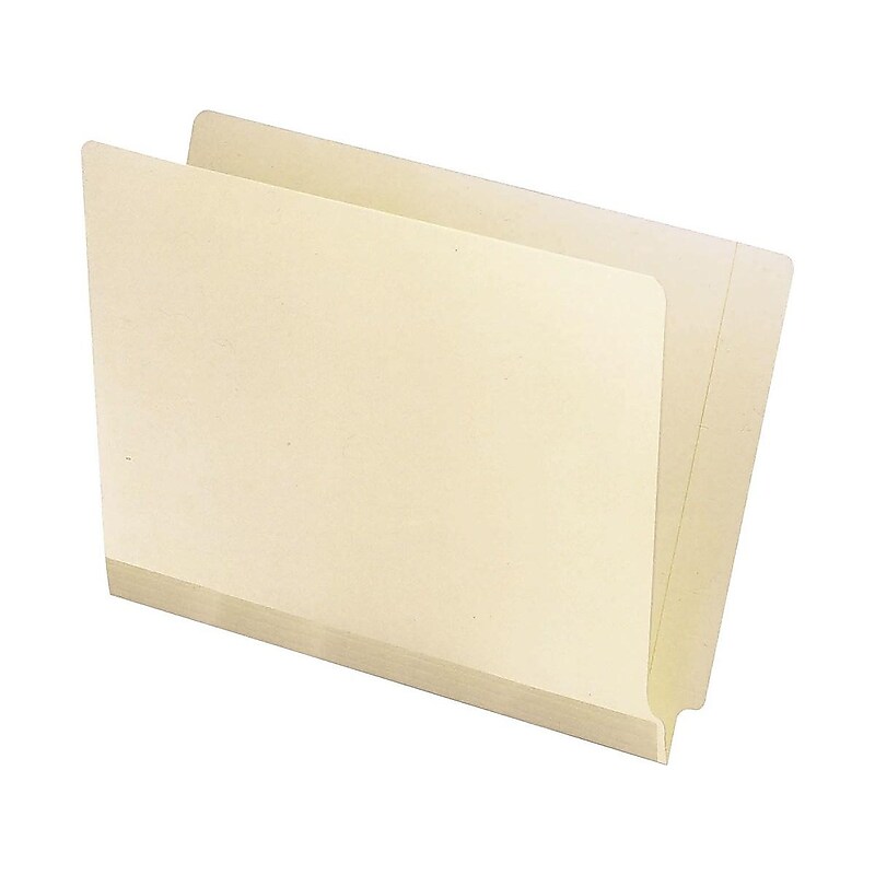 Pendaflex Recycled End Tab File Folder, Straight Cut, Letter Size, Manila, 100/Box (11035) image 1