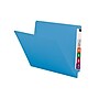 Smead End-Tab File Folders, Shelf-Master Reinforced Straight-Cut Tab, Letter Size, Blue, 100/Bx (25010)~#|#~sp42115182_sc7