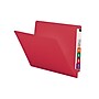 Smead End-Tab File Folders, Shelf-Master Reinforced Straight-Cut Tab, Letter Size, Red, 100/Bx (25710)~#|#~sp42115189_sc7