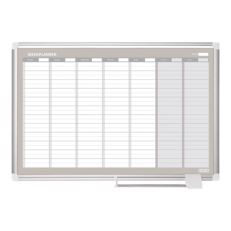 MasterVision Gold Ultra Magnetic Dry-Erase Paint Planning Board, 3' x 2' (GA0396830) image 1
