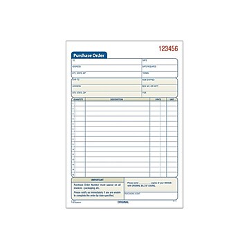 Rediform Material Requisition Book, Carbonless, 2 Part, 4.25 | WhichOne