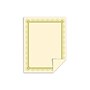 Southworth Premium Spiro Design Certificates, 8.5" x 11", Ivory/Gold, 15/Pack (CTP2V)~#|#~sp42115273_sc7