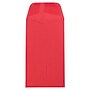 JAM Paper #6 Coin Business Colored Envelopes, 3.375 x 6, Red Recycled, 50/Pack (356730561i)~#|#~sp4211527_sc7