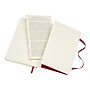 Moleskine Classic Notebook, Large, 5" x 8.25", College Ruled, 96 Sheets, Scarlet Red (930048)~#|#~sp42115286_sc7