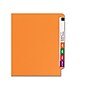 Smead End-Tab File Folders, Shelf-Master Reinforced Straight-Cut Tab, Letter Size, Orange, 100/Bx (25510)~#|#~sp42115305_sc7
