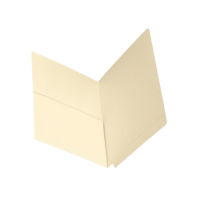 Smead End Tab File Folder, Straight Cut, Letter Size, Manila, 50/Box (24115) image 1
