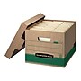 Bankers Box® Medium-Duty Recycled FastFold File Storage Boxes, Lift-Off Lid, Letter/Legal Size, Brown, 12/Carton (12770)~#|#~sp42115387_sc7