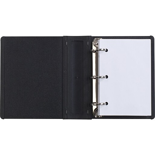 Staples Better 1Inch Round 3Ring Micro View Binder, Black (26229