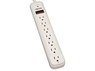 Tripp Lite Protect It! 7-Outlet Surge Protector, 25′ Cord (TLP725) Sansujyuku sansujyuku.com