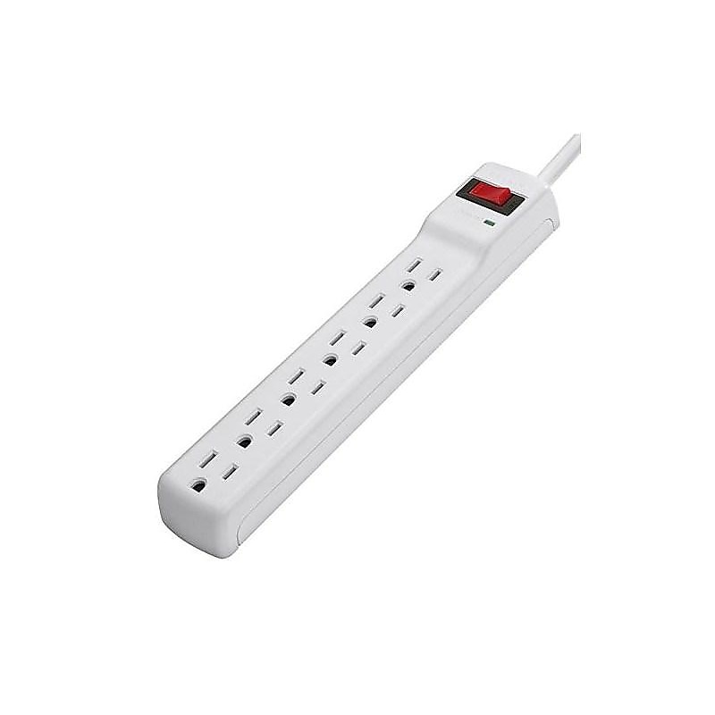 Belkin Mighty 6-Outlet Surge Protector, 3' Cord (F5C047) image 1