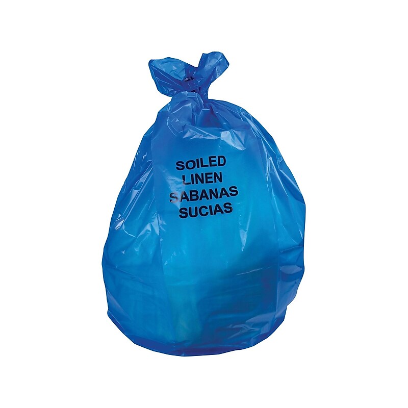 Heritage Healthcare Printed Liner 40"x48", 18Mic, Flat Pack, Blue, 200 Bags/Box (Z8048YX H05) image 1