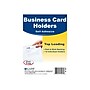 C-Line Self-Adhesive Business Card Holders, 2" x 3.5", Clear, 10/Pack (70257)~#|#~sp42115496_sc7