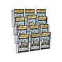 Azar Literature Holder, 19.125" x 21.5", Vertical, Wall Mounted, Clear, Plastic (252323)~#|#~sp42115576_sc7