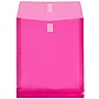 JAM Paper Standard Plastic Document File, Letter, Fuchsia Pink, 12/Pack (118V1FU)~#|#~sp4211561_sc7