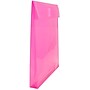 JAM Paper Standard Plastic Document File, Letter, Fuchsia Pink, 12/Pack (118V1FU)~#|#~sp4211562_sc7