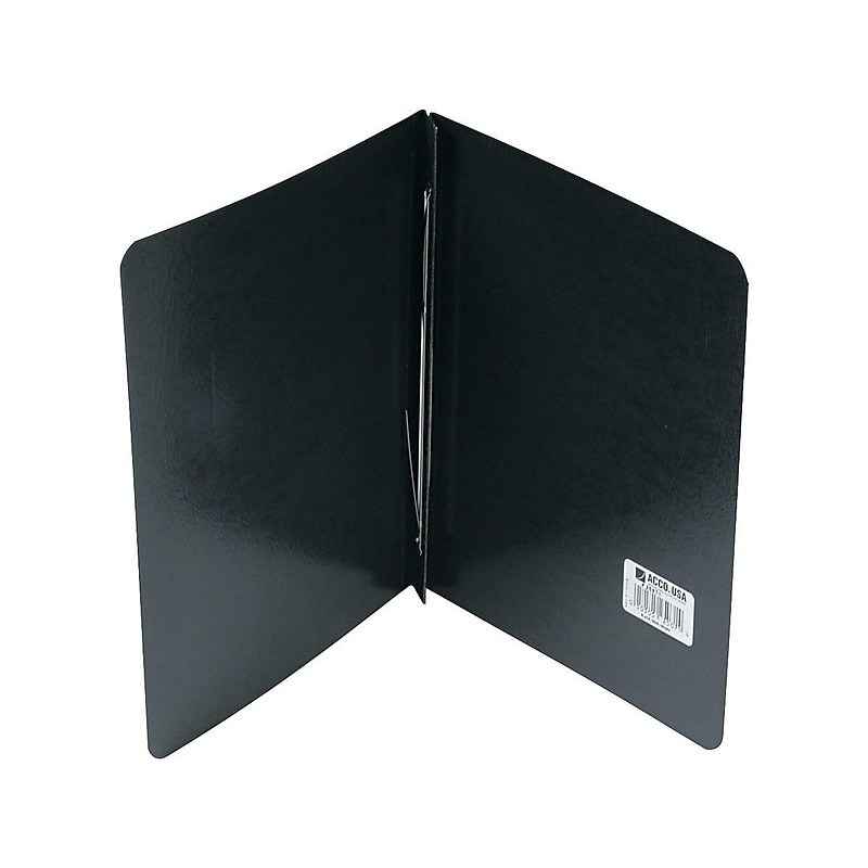 ACCO PRESSTEX 2-Prong Report Cover, Letter, Black (A7025071) image 1