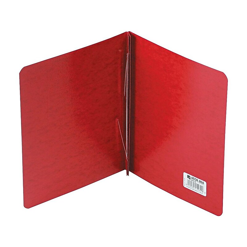 ACCO PRESSTEX 2-Prong Report Cover, Letter, Red (A7025079) image 1