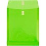 JAM Paper Standard Plastic Document File, 1 Pocket, Letter, Lime Green, 12/Pack (118V1LI)~#|#~sp4211569_sc7