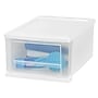 IRIS Small 1 Drawer Stackable Storage, White (129800)~#|#~sp42115737_sc7