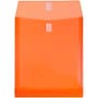 JAM Paper Plastic Document File, Letter, Orange, 12/Pack (118V1OR)~#|#~sp4211573_sc7