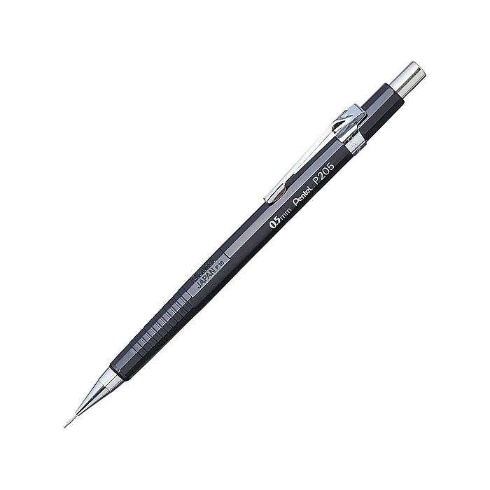 Pentel Sharp Mechanical Pencil, 0.5mm, #2 Medium Lead, 2/Pack