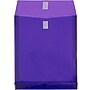 JAM Paper Standard Plastic Document File, Letter, Purple, 12/Pack (118V1PU)~#|#~sp4211577_sc7
