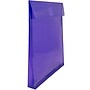 JAM Paper Standard Plastic Document File, Letter, Purple, 12/Pack (118V1PU)~#|#~sp4211578_sc7