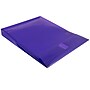 JAM Paper Standard Plastic Document File, Letter, Purple, 12/Pack (118V1PU)~#|#~sp4211579_sc7