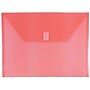 Jam Paper Plastic File Pocket, Letter Size, Assorted, 6/Pack (218V0ASSRT)~#|#~sp4211585_sc7