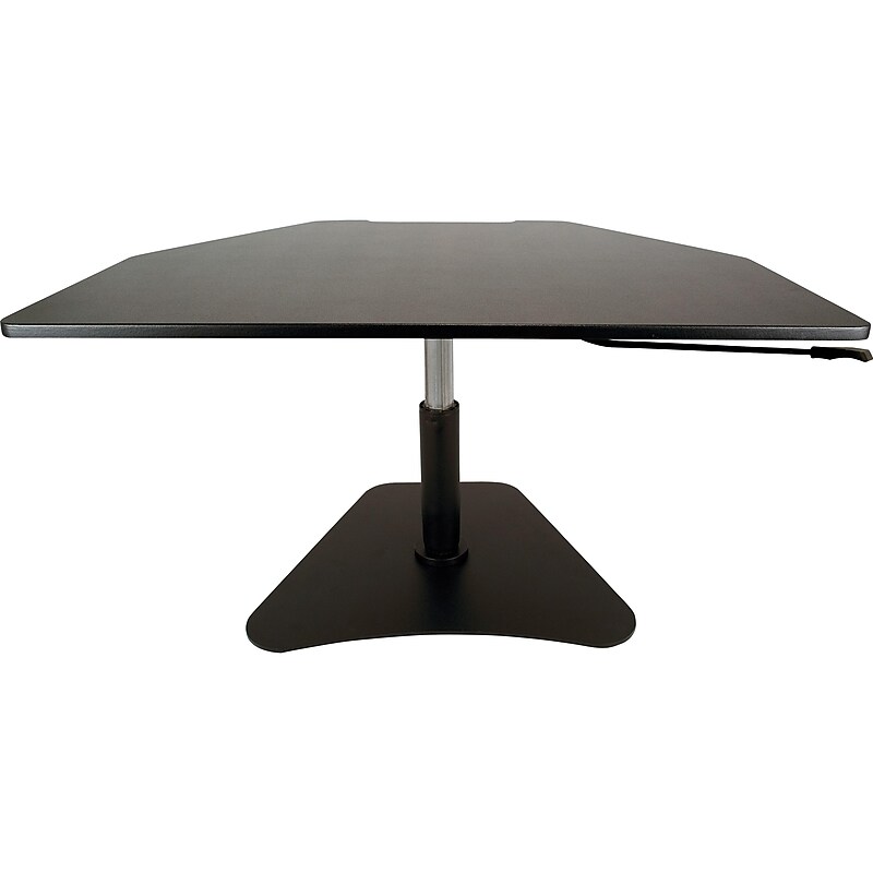 Victor Technology High Rise Adjustable Standing Desk Converter, 28" W, Laminate Wood (DC200) image 1