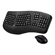 Adesso Tru-Form Media 1500 Wireless Keyboard & Mouse, Black (RT1715)