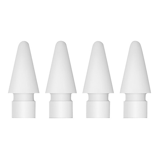 オーディオ機器 イヤフォン Apple MLUN2AM/A Replacement Tip for Apple Pencil, White, 4/Pack