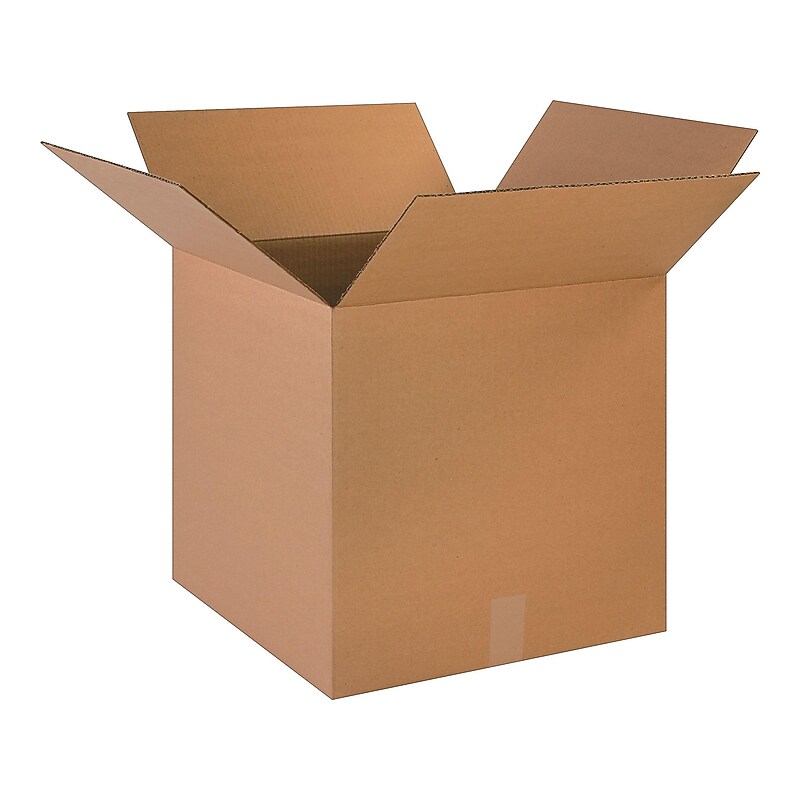 18" x 18" x 18", 32 ECT, Shipping Boxes, 20/Bundle (CW57292) image 1