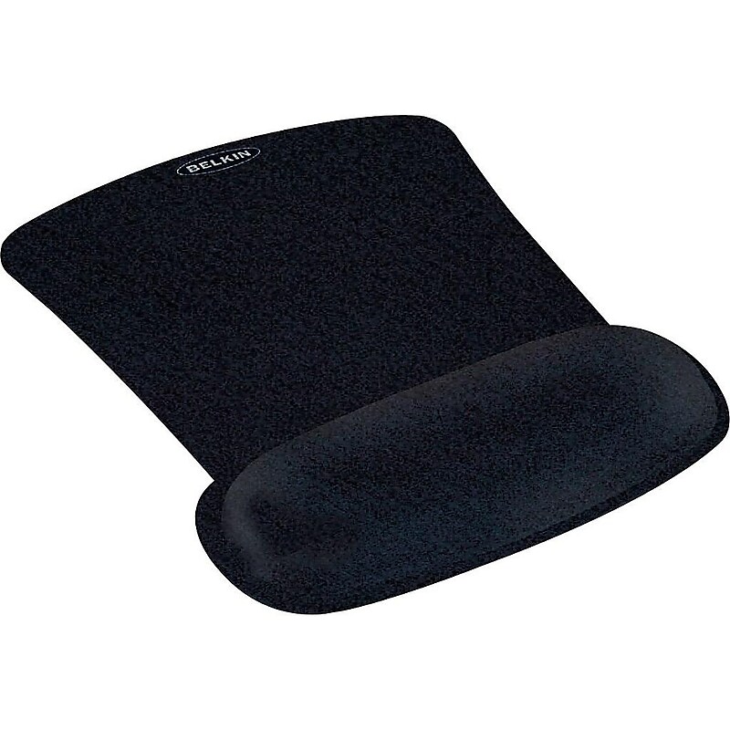 Belkin WaveRest Gel Non-Skid Mouse Pad/Wrist Rest Combo, Black (F8E262-BLK) image 1