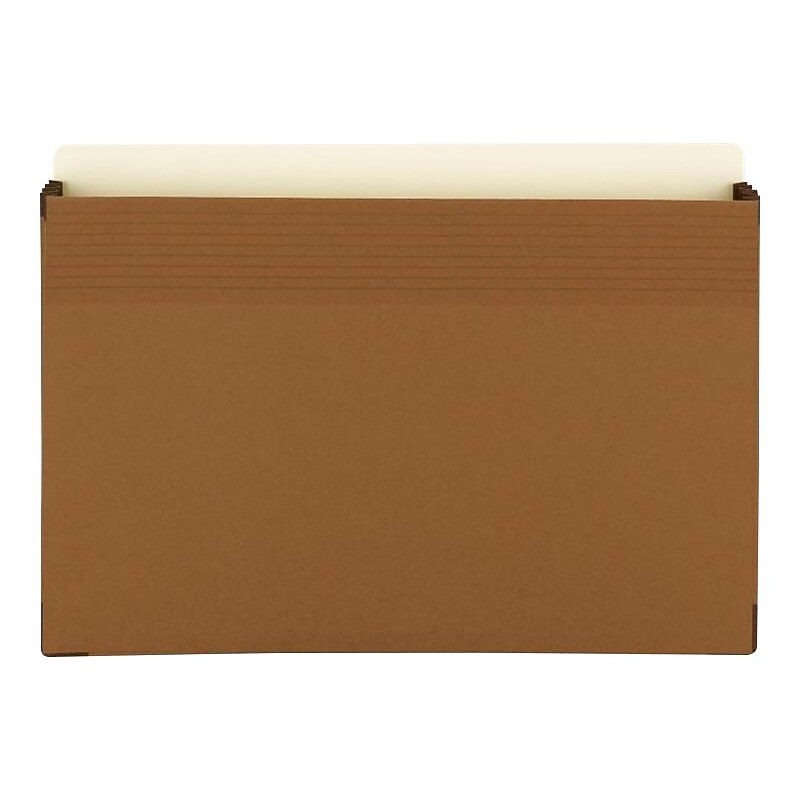 Smead Redrope File Pockets, 3.5" Expansion, Legal Size, Brown, 10/BX (74264) image 1