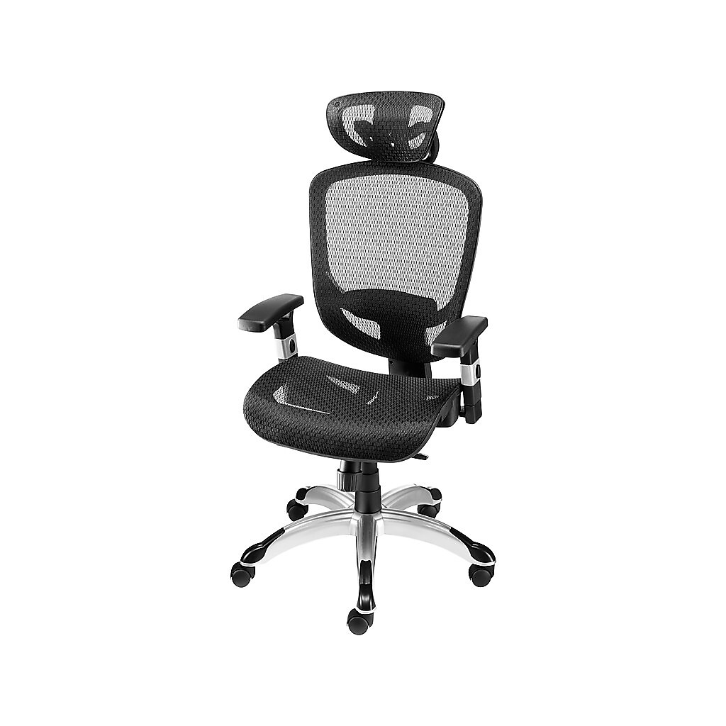 Staples Hyken Mesh Task Chair, Black (23481-CC)