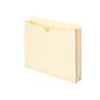 Smead 100% Recycled File Jackets, Reinforced Straight-Cut Tab, 2" Expansion, Letter Size, Manila, 50/Box (75605)~#|#~sp42116063_sc7