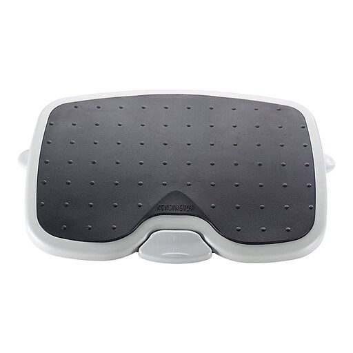 Kensington SmartFit Solemate Plus Tilt Adjustable Footrests, Platinum/Gray (KMW56146) Staples