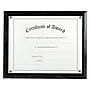 NuDell Economical Award Plaque Plastic Certificate Frame, Black  (18815M)~#|#~sp42116491_sc7