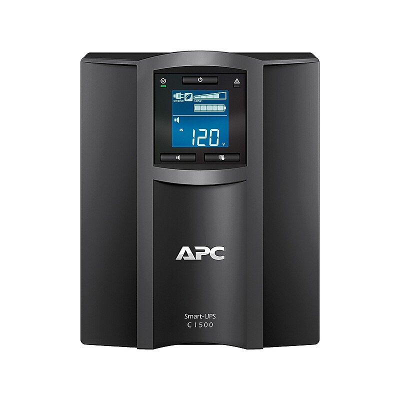 APC Smart-UPS with SmartConnect Remote Monitoring Pure Sine Wave Backup & Surge Protection, Black (SMC1500C) image 1