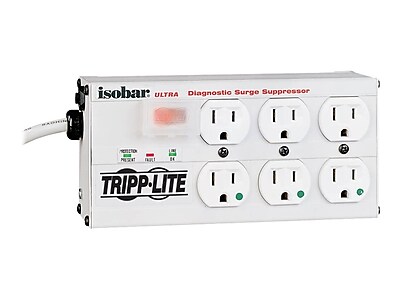Tripp Lite Isobar 6-Outlet Surge Protector, 15′ Cord (ISOBAR6ULTRAHG) Simolary simolary.com