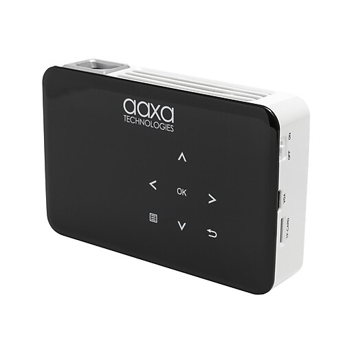 AAXA P300 Neo Projector Pico (Handheld) KP60201 DLP Projector, Black