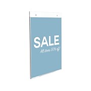 Deflect-O Classic Image Sign Holder, Clear Plastic (68201)