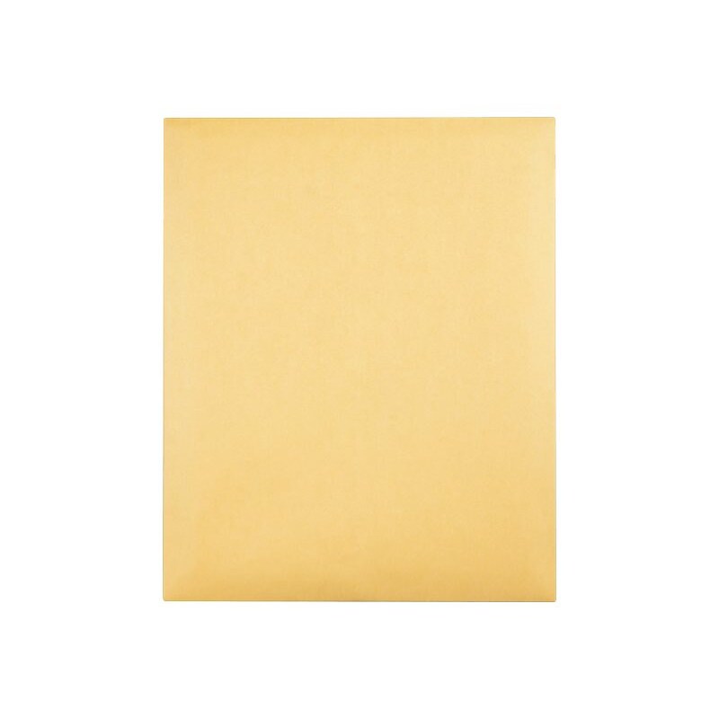 Quality Park Clasp & Moistenable Glue Kraft Catalog Envelopes, 9.25" x 14.5", Brown Kraft, 100/Box (QUA37894) image 1