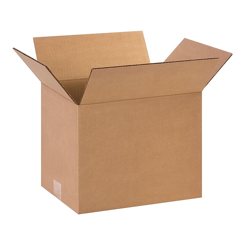 12" x 9" x 12" Shipping Boxes, ECT Rated, Kraft, 25/Bundle (BS120912) image 1